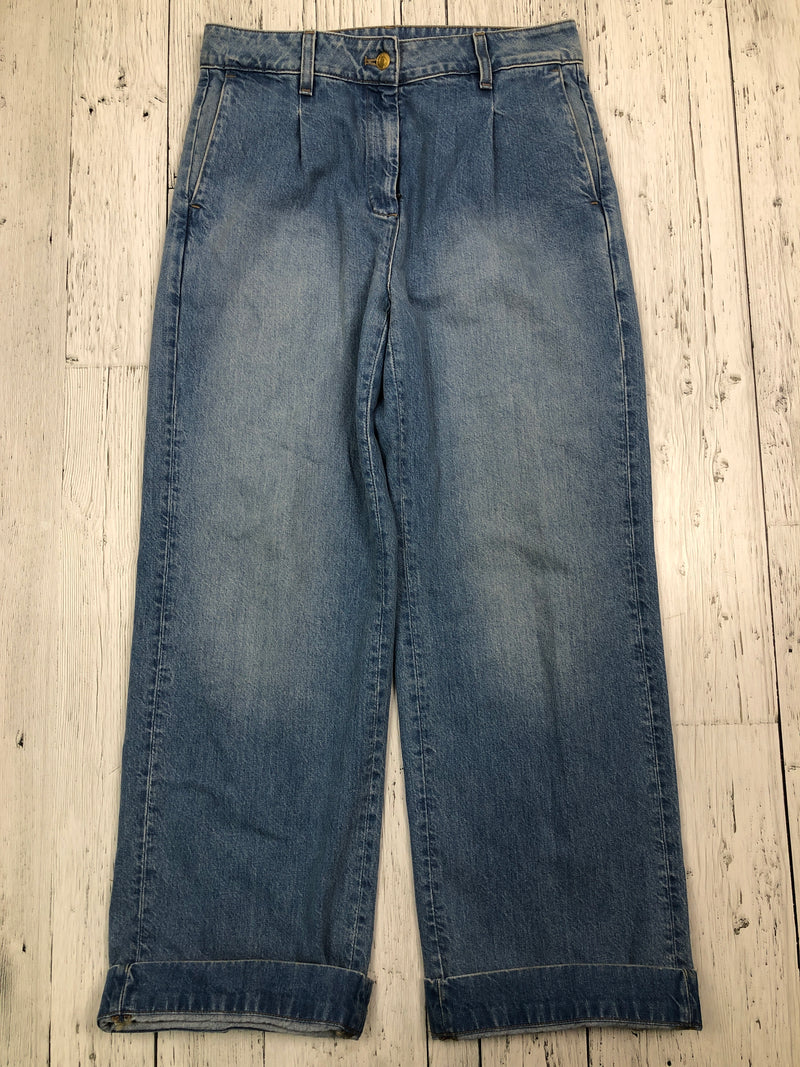 J.crew essential wide blue jeans - Hers S/28