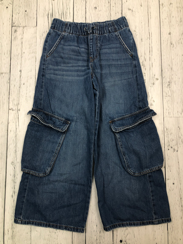 Zara blue denim cargo pants - Girls 10