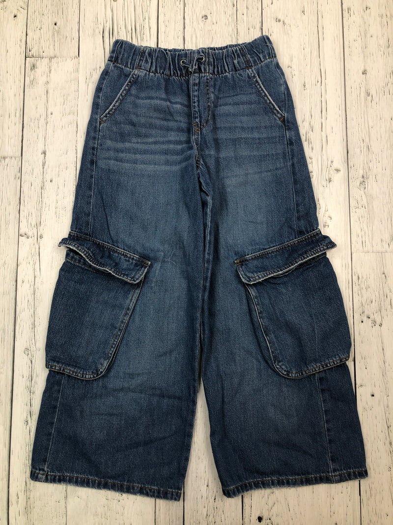 Zara blue denim cargo pants - Girls 10