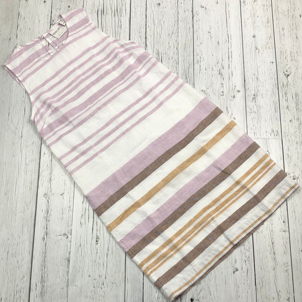 Rachel Zoe purple white brown striped dress - Hers S/6