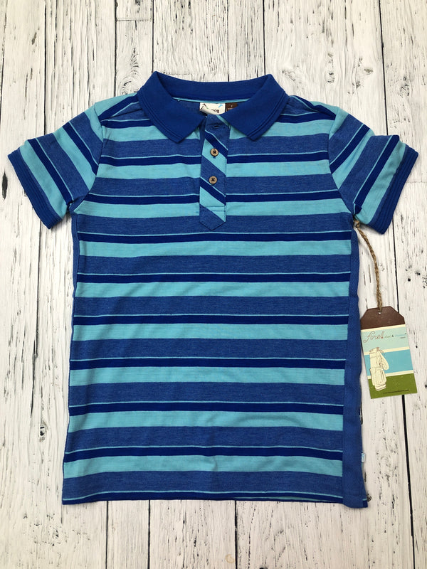 Fore!! blue striped collared shirt - Boys 7