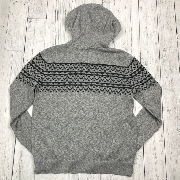 Hollister grey patterned sweater - His M