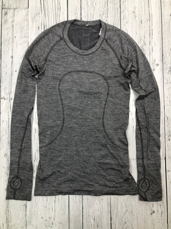 lululemon grey sparkle shirt - Hers S/6