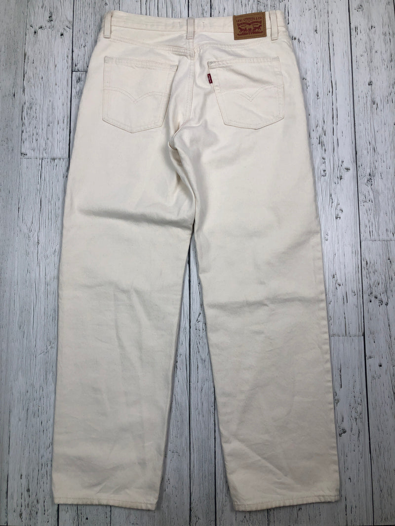 Levi’s white 94 baggy jeans - Hers S/28