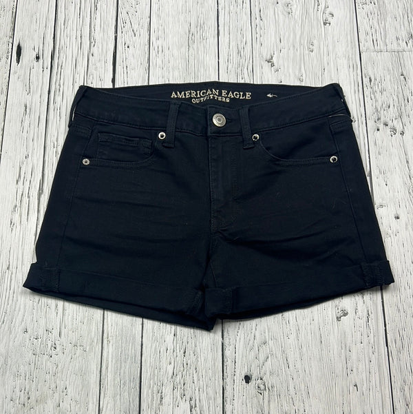 American Eagle black jean shorts - Hers S/6