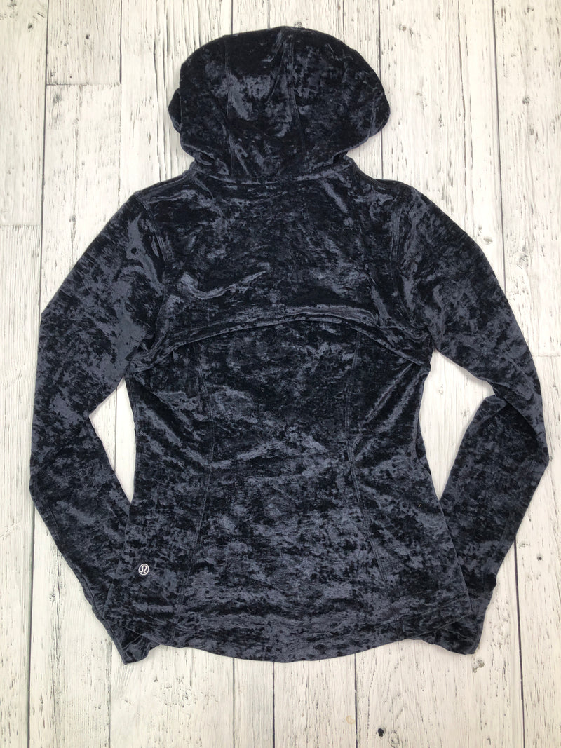 lululemon black velvet sweater - Hers M/10