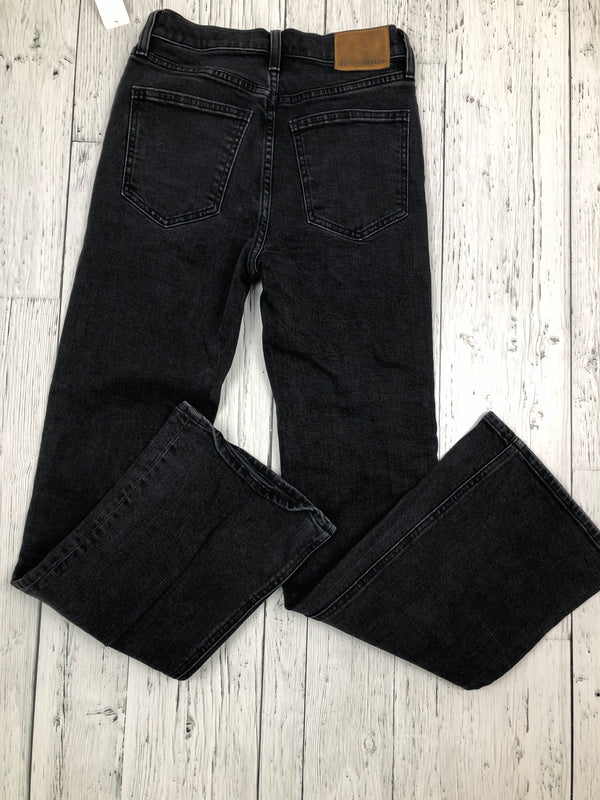 Denim Forum Aritzia black twiggy high rise flare 32L - Hers XS/25