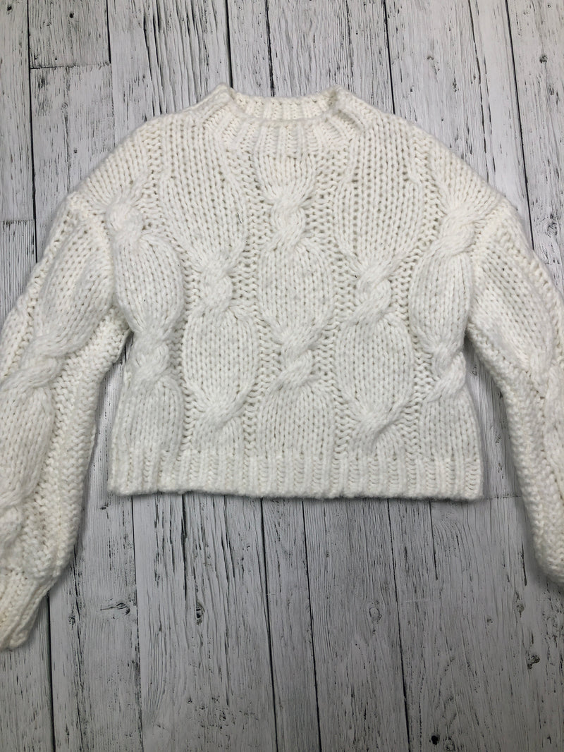 Hollister white knit sweater - Hers XS