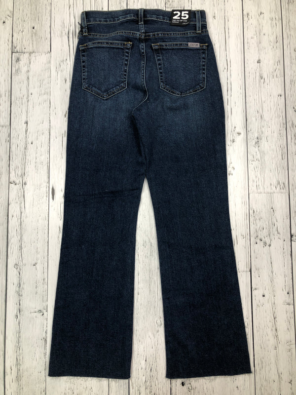Joe’s blue high rise 26” crop bootcut jeans - Hers XS/25