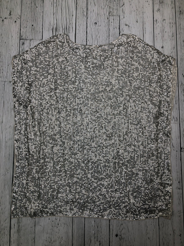 Renzo+kai grey textured shirt - Hers M