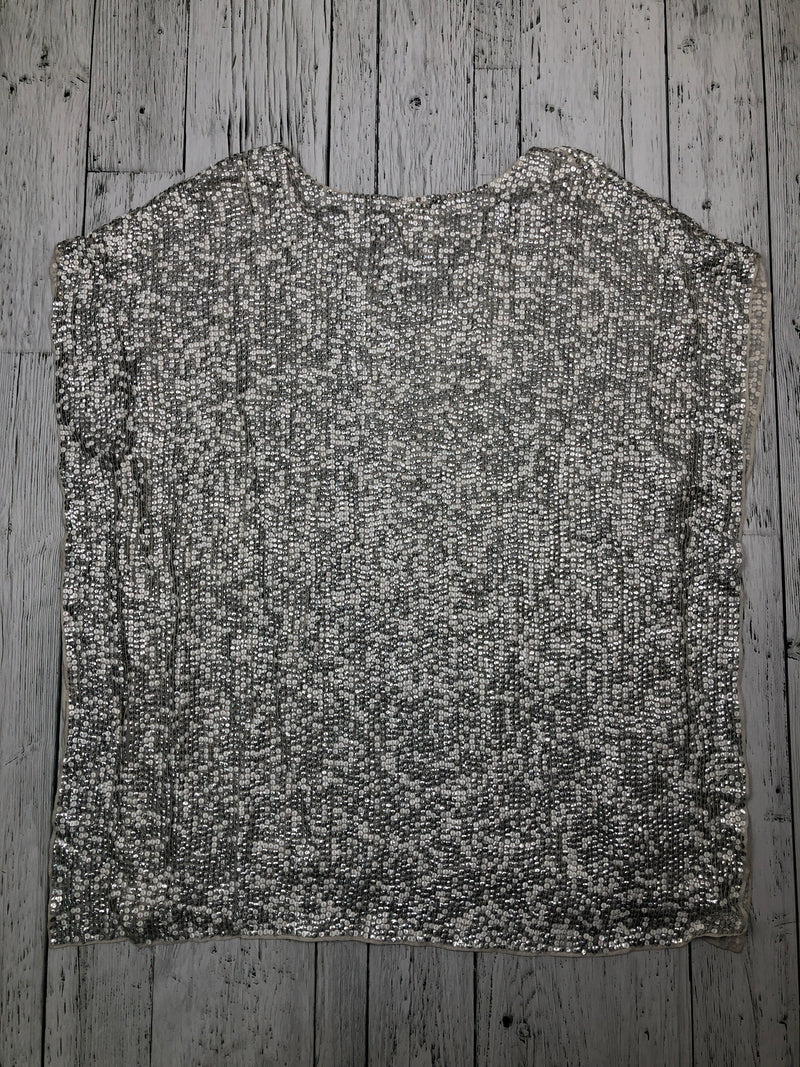 Renzo+kai grey textured shirt - Hers M