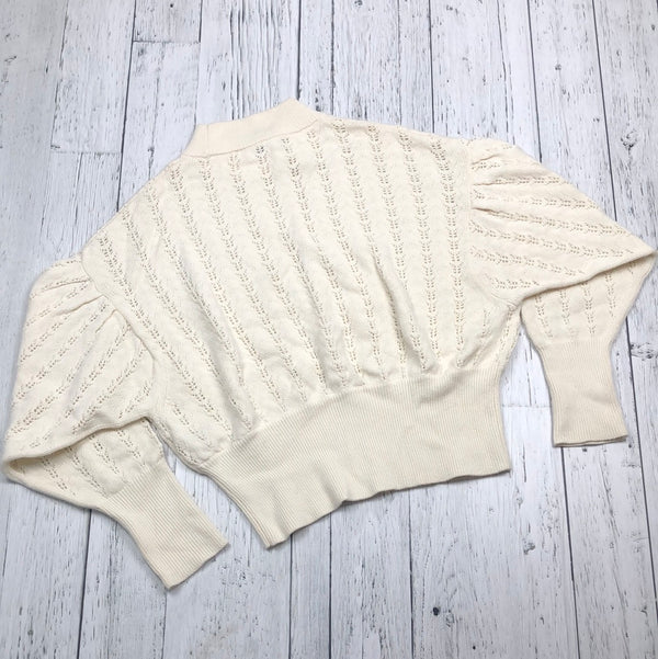 Wilfred Aritzia white patterned sweater - Hers L