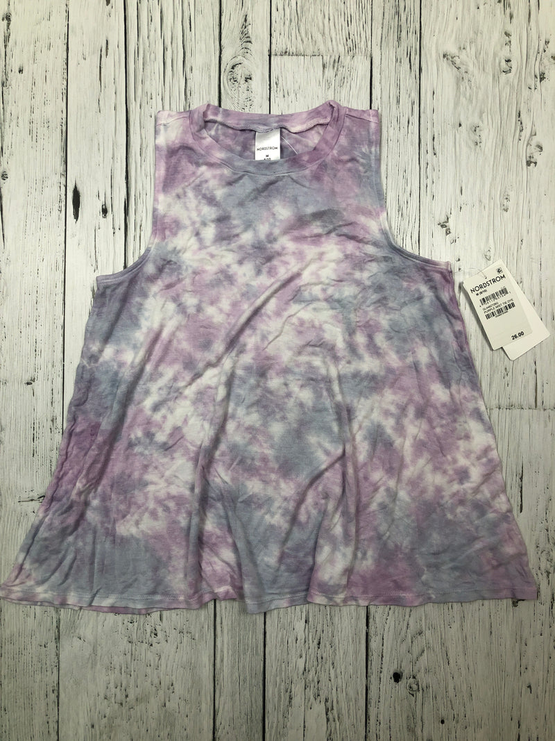Nordstrom purple patterned tank top - Girls 8/10
