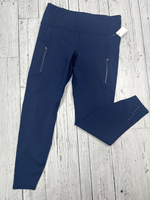 Athleta Blue leggings - Hers L