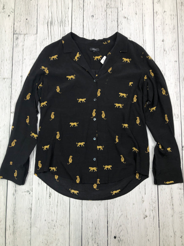 Rails black patterned shirt - Hers L