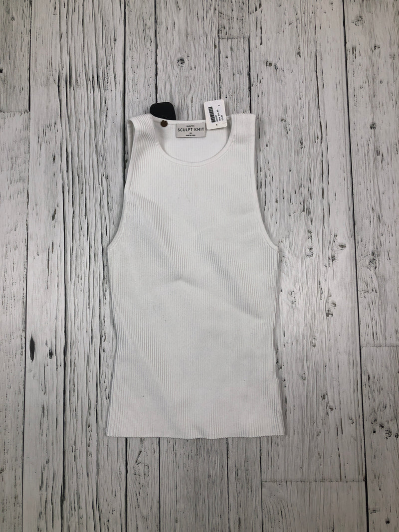 Sculpt Knit white tank top - Hers XS