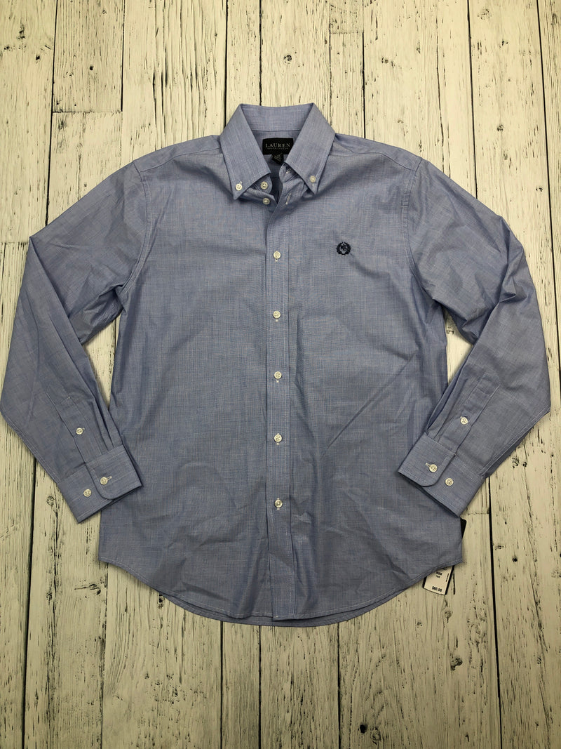 Ralph Lauren blue button up shirt - Boys 16