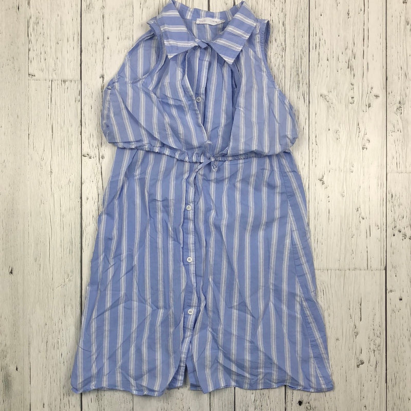 Zara blue white striped dress - Girls 11-12