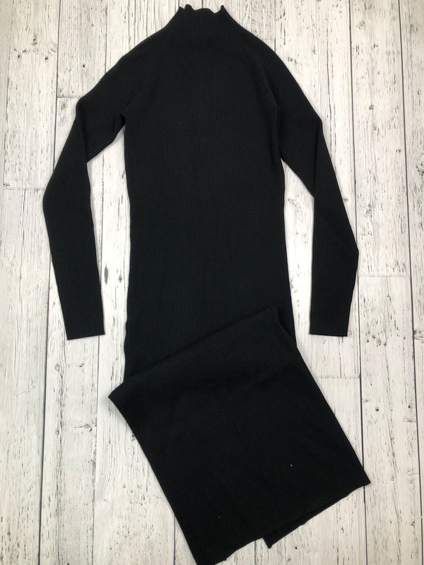 Aritzia Wilfred/Free black sweater dress - Hers M