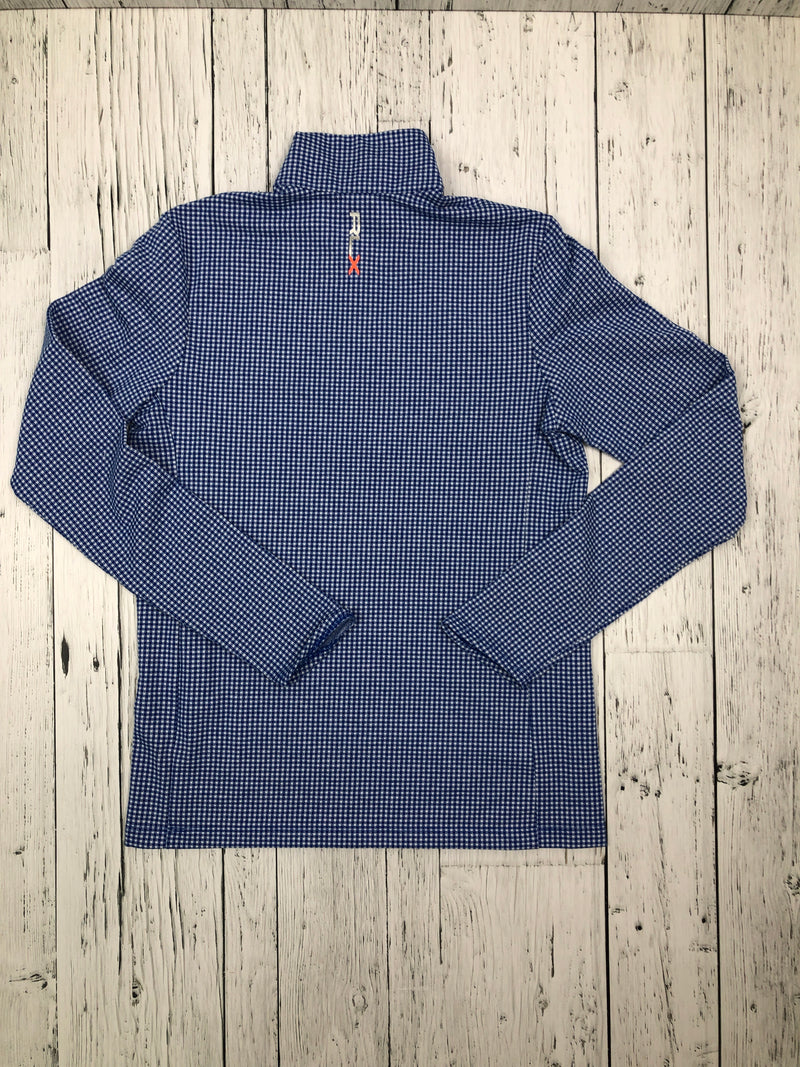 Ralph Lauren blue checkered long sleeve - Hers S