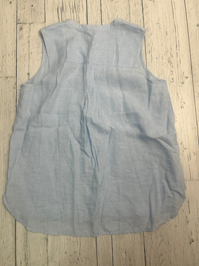 Tommy Bahamas blue linen tank top - Hers L