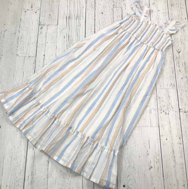 Haute hippie white blue striped dress - Girls 7