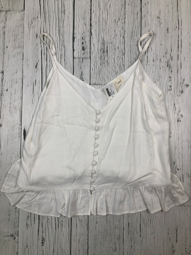 Lost in lunar white top - Hers L/8