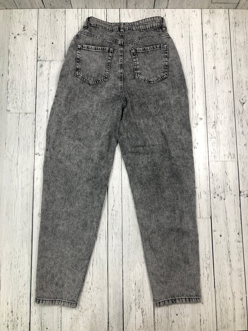 Garage Grey Faded Mom Jeans - Hers XS/24