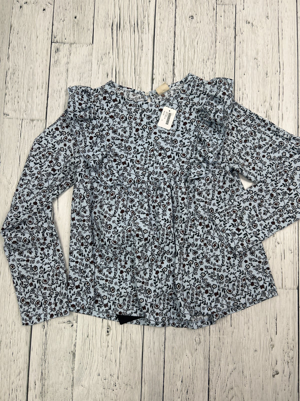 Zara Kids floral blue shirt - Girls 13/14