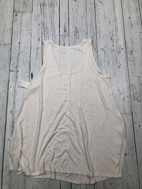 Athleta white flowy tank top - Hers S