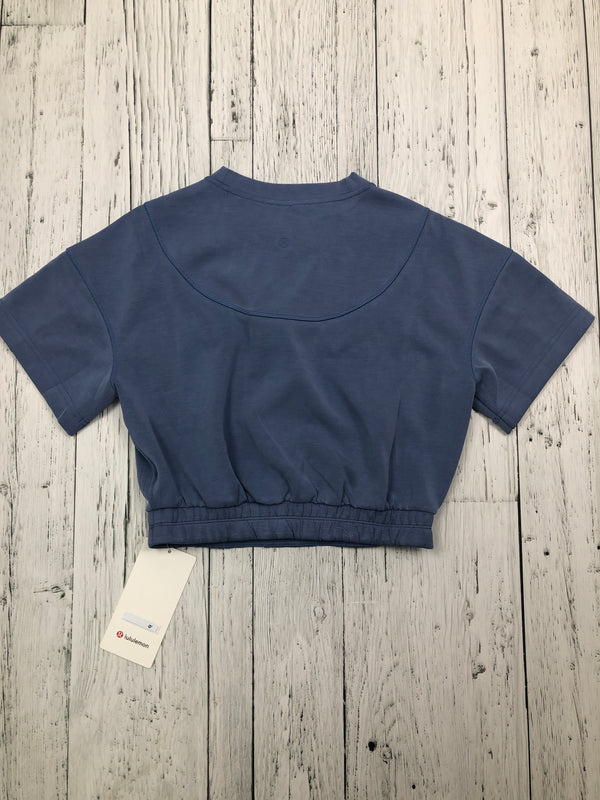 lululemon blue cropped t-shirt - Hers XS/2