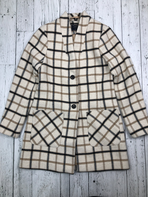 Abercrombie&Fitch beige plaid jacket - Hers M