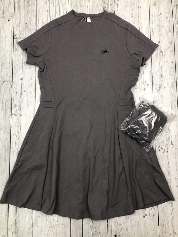 Adidas grey dress with shorts - Hers M