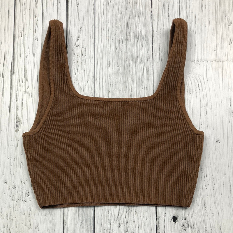 Babaton Aritzia brown tank top - Hers XS