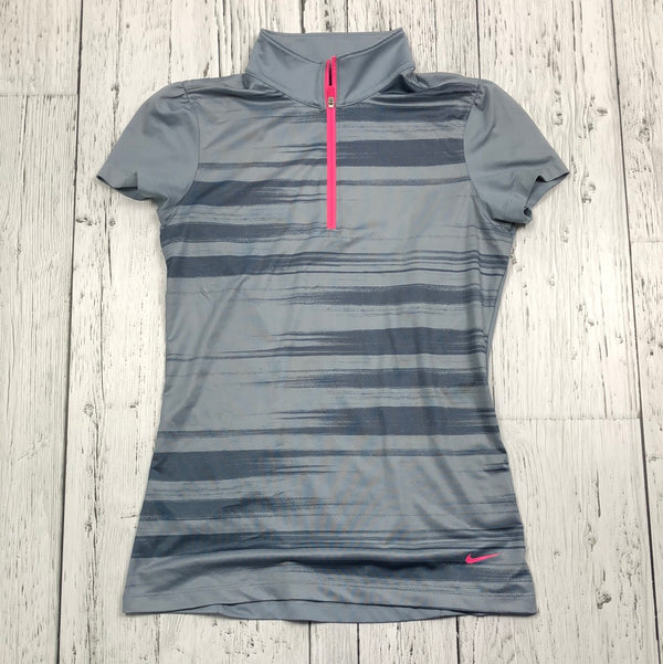 Nike golf grey patterned shirt - Hers XS