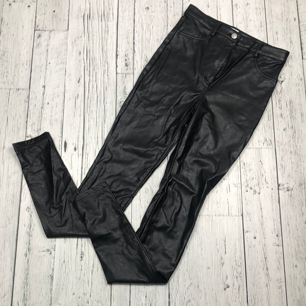 Wilfred Aritzia black leather pants - Hers S/4