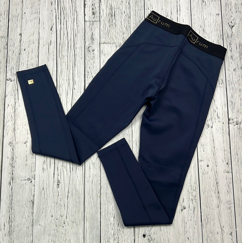 Aurum navy blue leggings - Hers XS