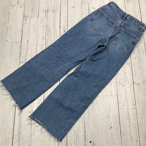 Zara distressed blue jeans - Hers XS/2