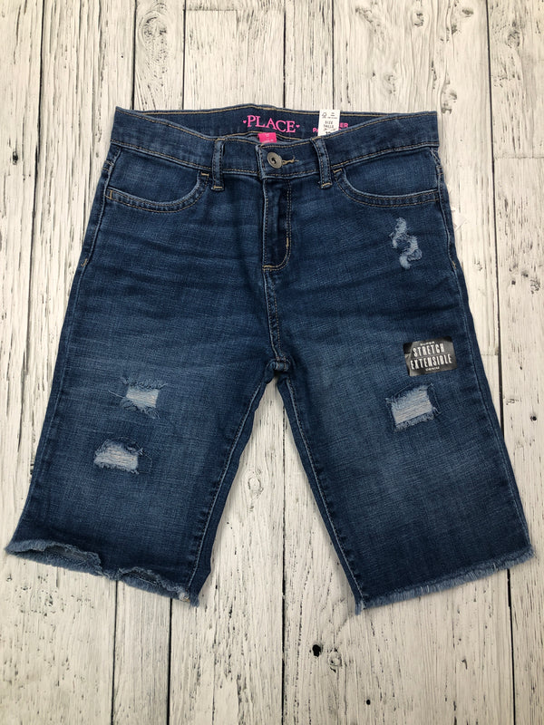 Children’s place blue distressed jean shorts - Girls 12