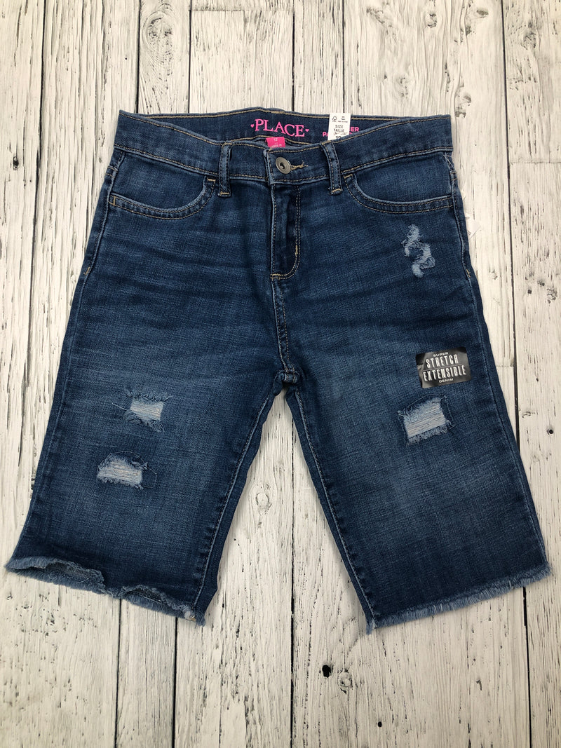Children’s place blue distressed jean shorts - Girls 12