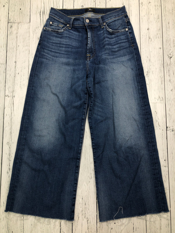 For all 7 mankind blue cropped jeans - Hers S/28