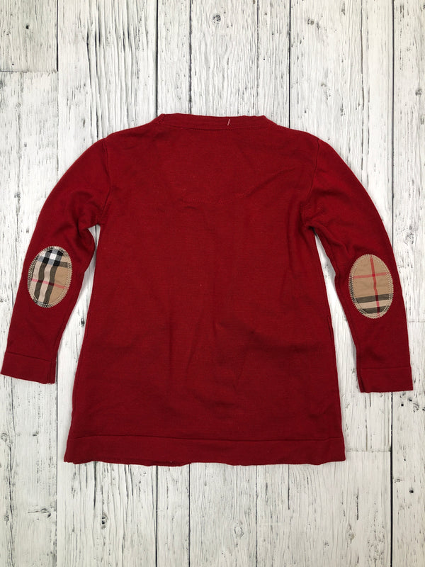 Burberry red button up sweater - Hers S/8