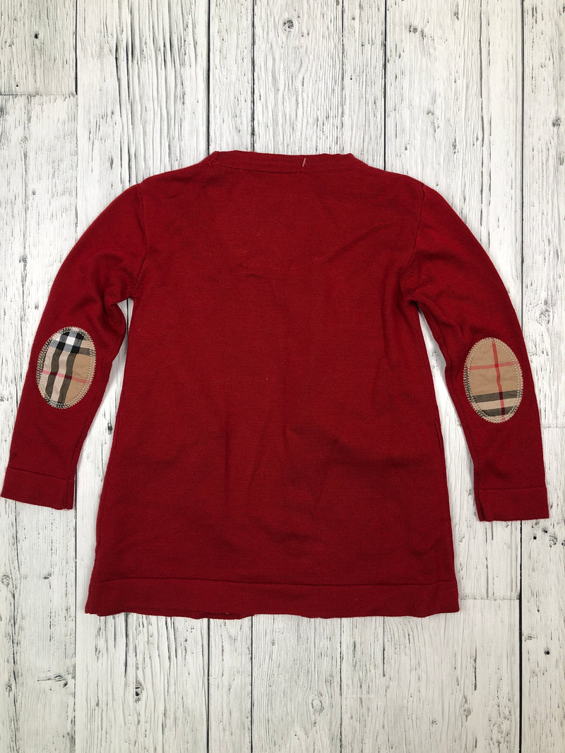 Burberry red button up sweater - Hers S/8