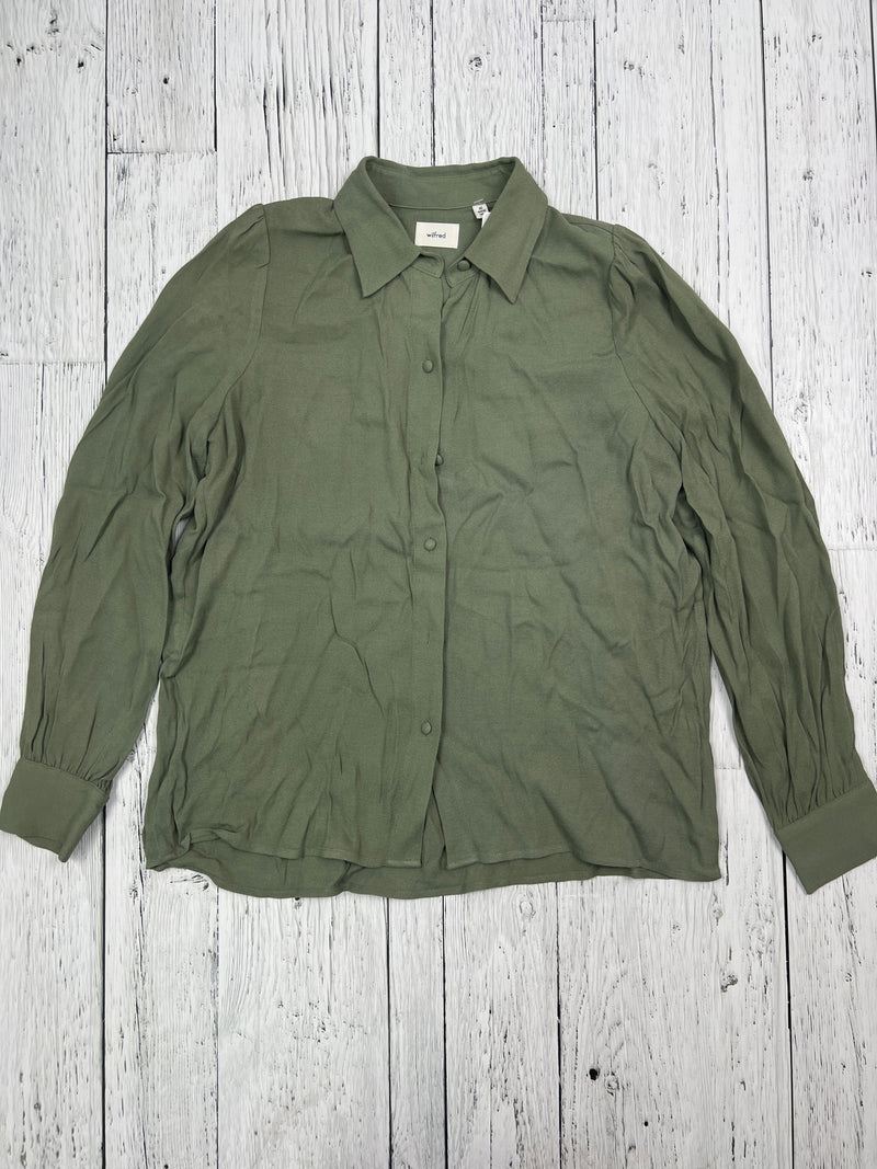 Wilfred Aritzia green shirt - Hers XS