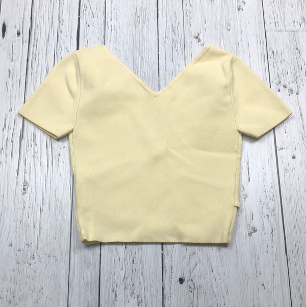 Babaton Aritzia yellow shirt - Hers XXS