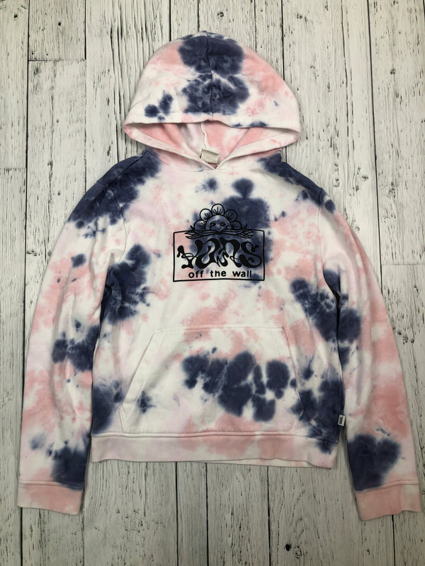Vans pink blue patterned hoodie - Girls 10