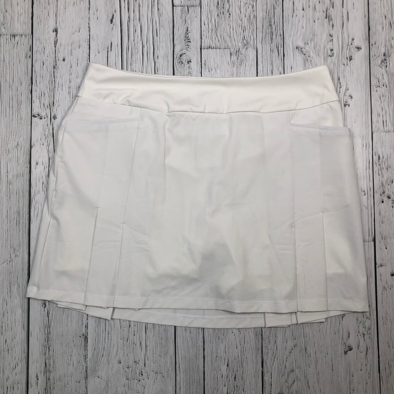 Adidas White Pleated Golf Skirt - Hers L