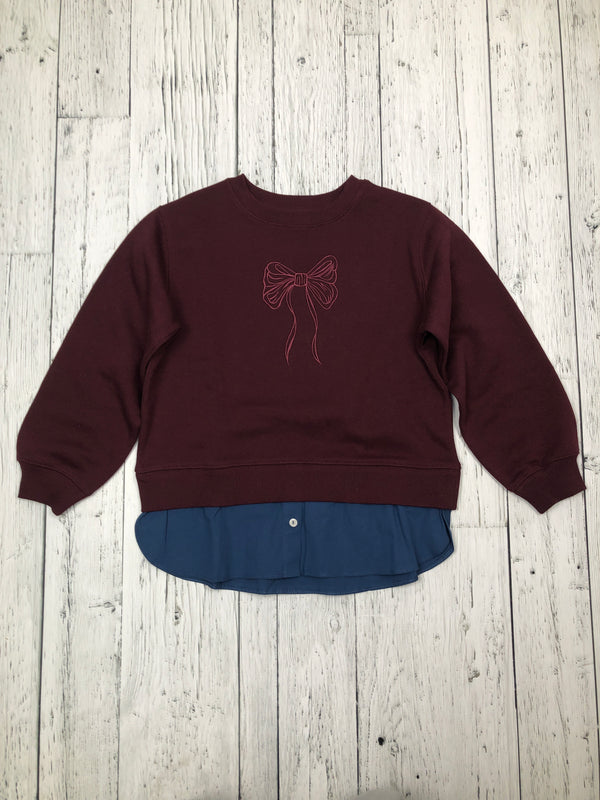 H&M burgundy sweater - Girls 6