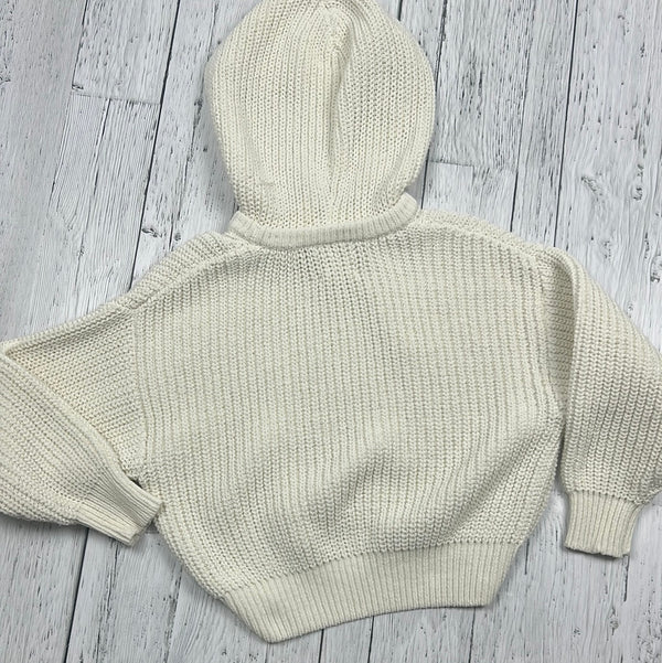 Zara white knit sweater - Girls 9/10