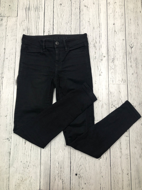 American Eagle Black Skinny Jeans - Hers XS/2 Long